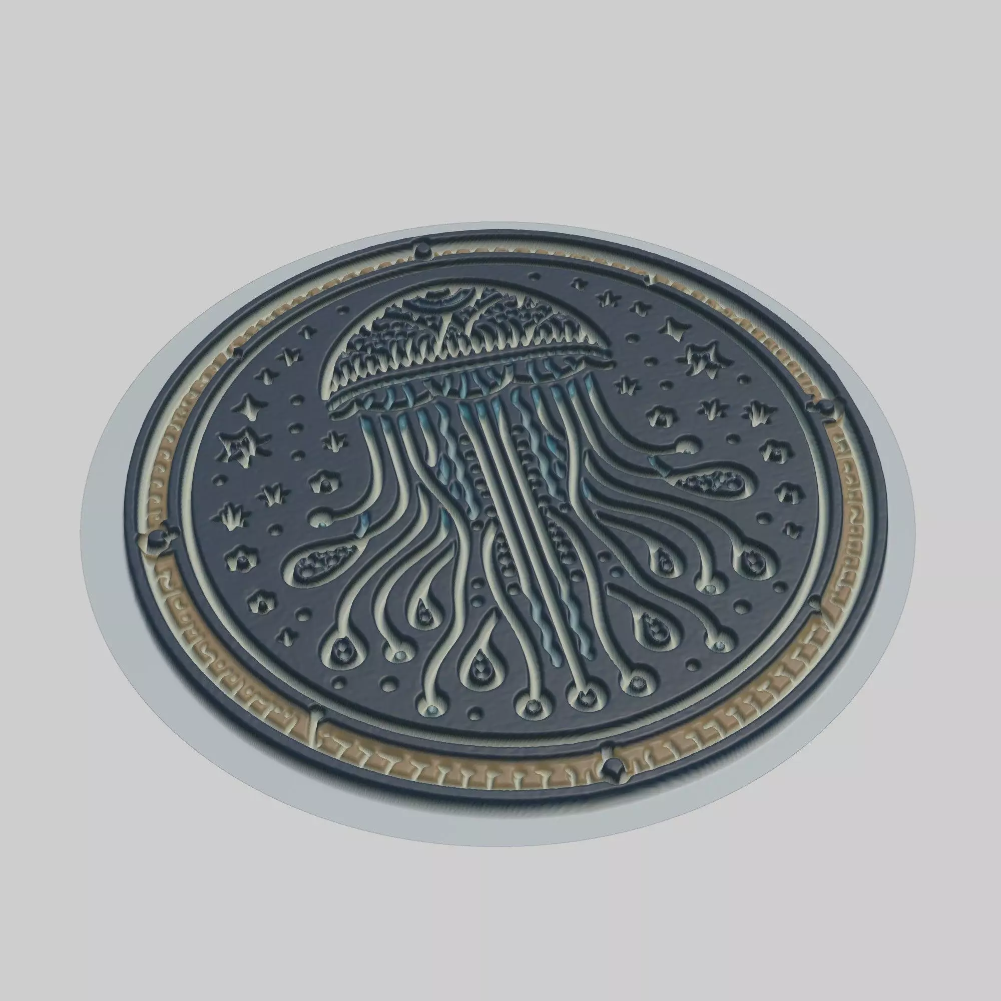 Jellyfish Animal 3D print model