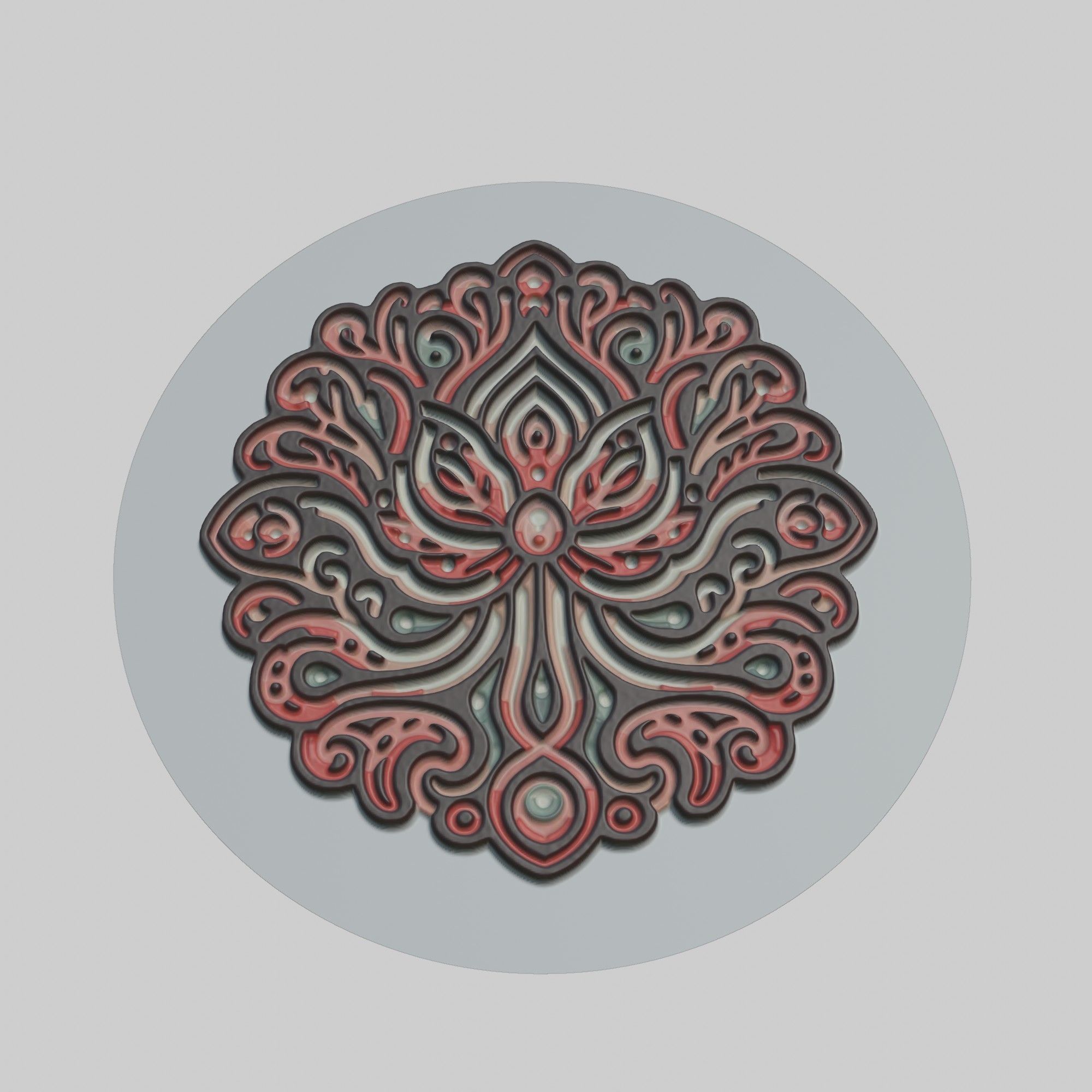 Coral Animal 3D print model_1