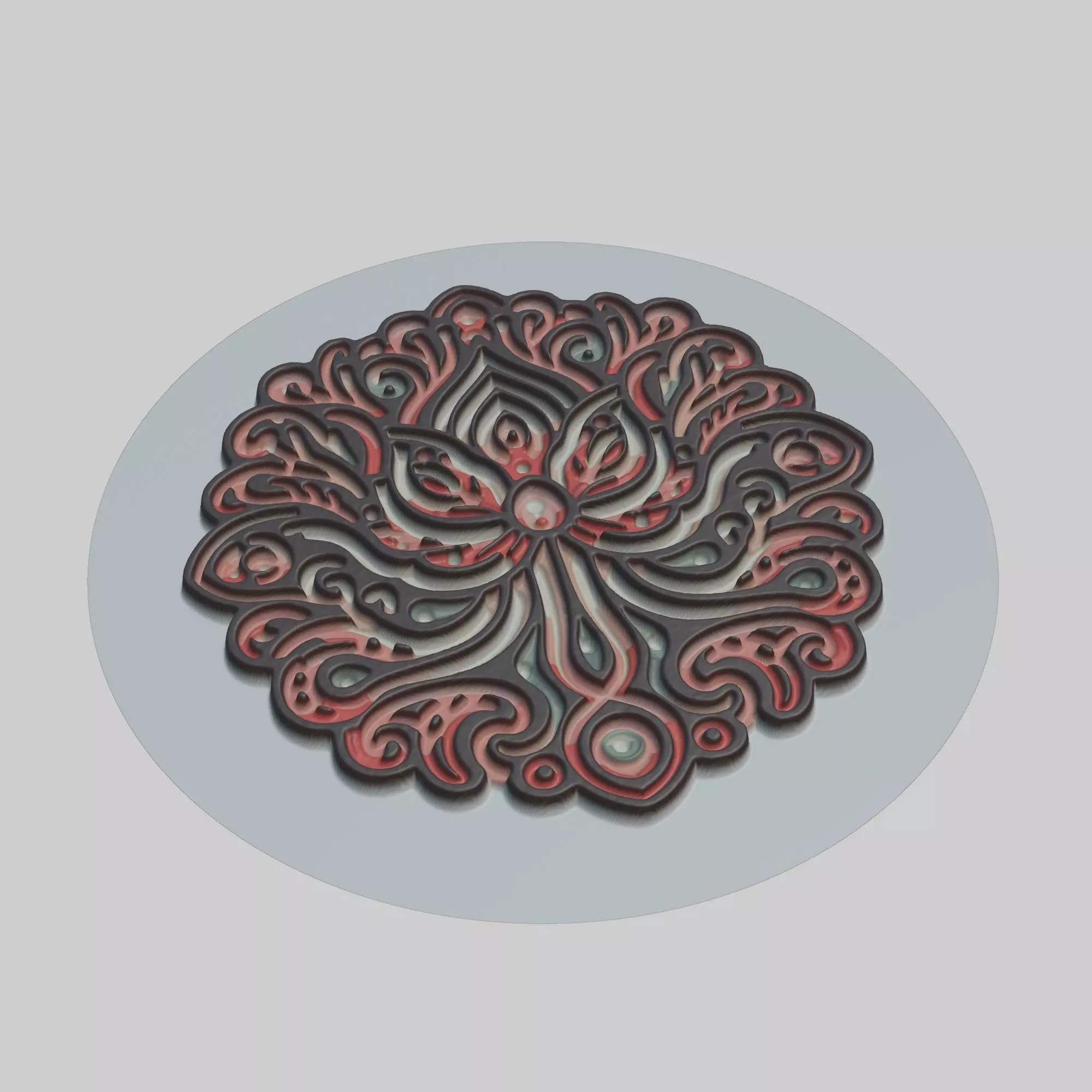 Coral Animal 3D print model_0