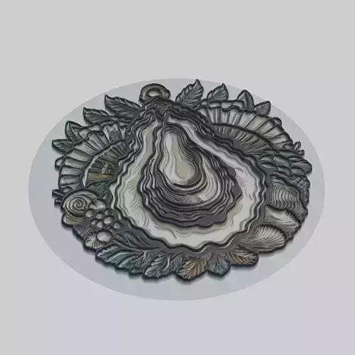 Oyster Animal 3D print model