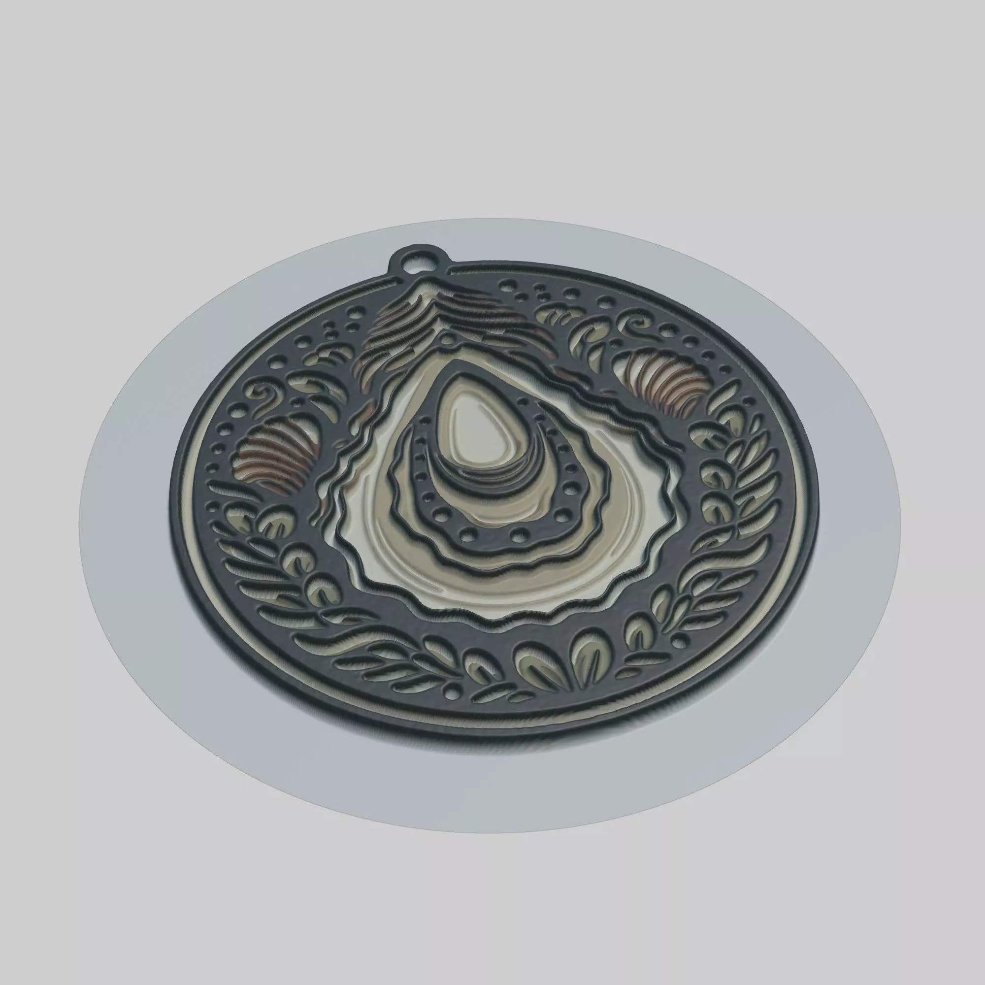 Oyster Animal 3D print model_0