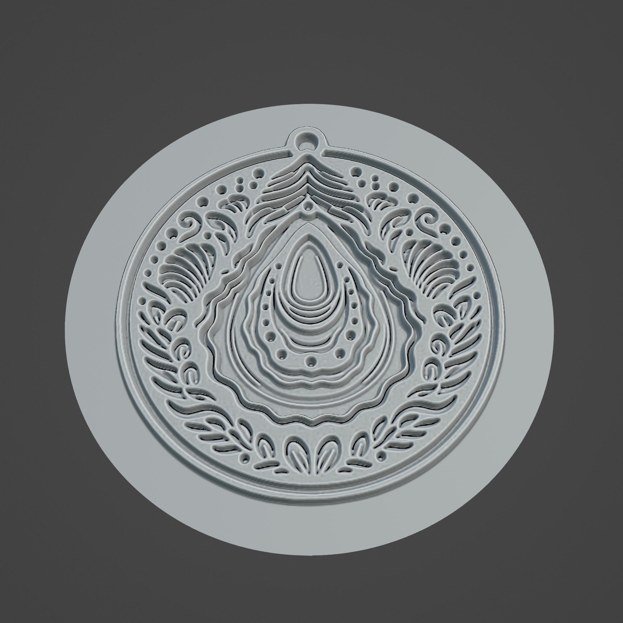 Oyster Animal 3D print model_3