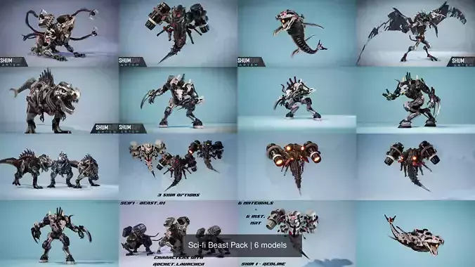 Sci-fi Beast Pack