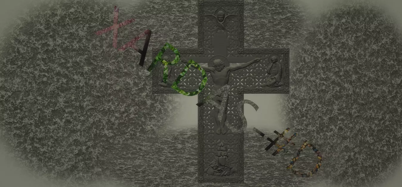 Iisus rastignit-STL 3D print model_0