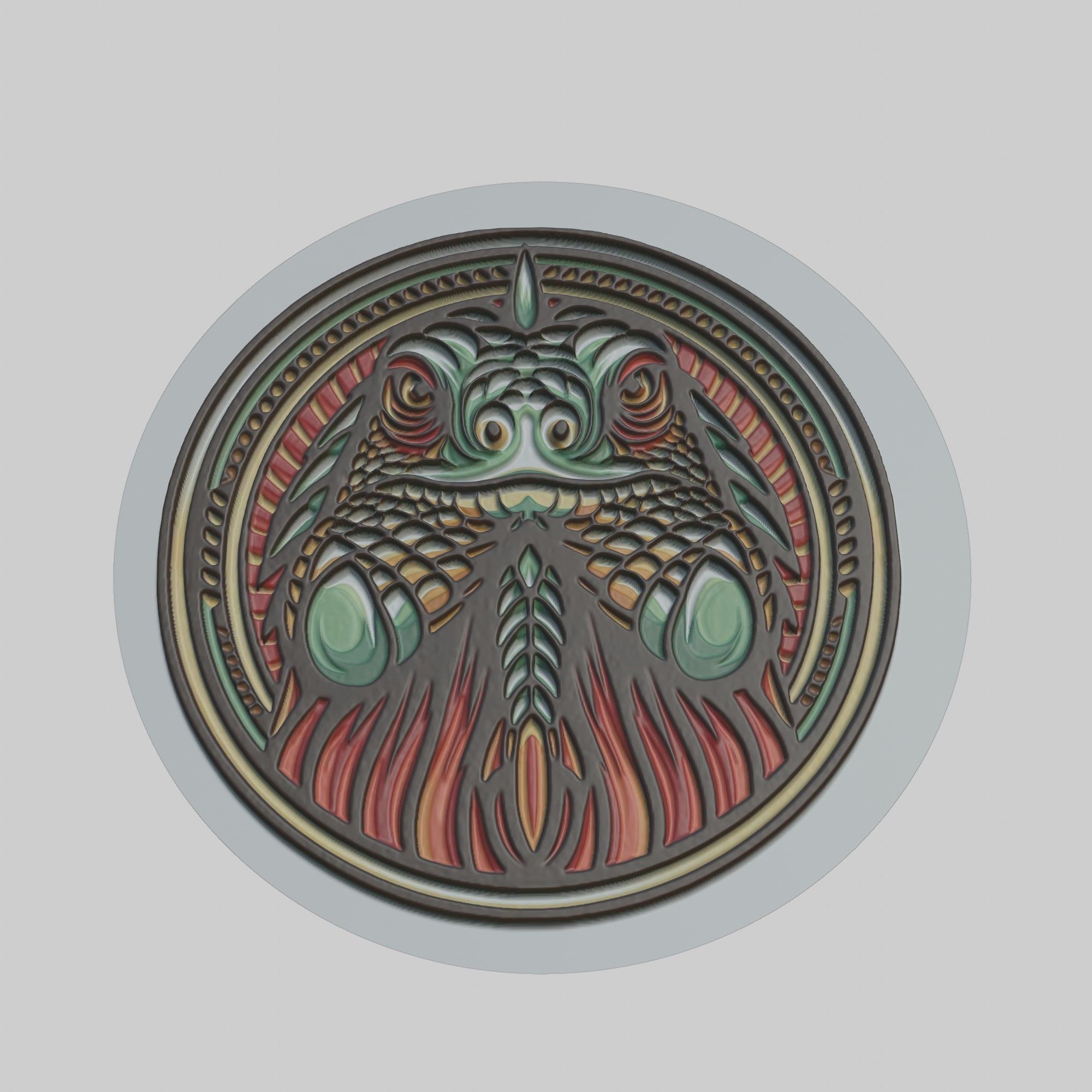 Iguana Animal 3D print model_1