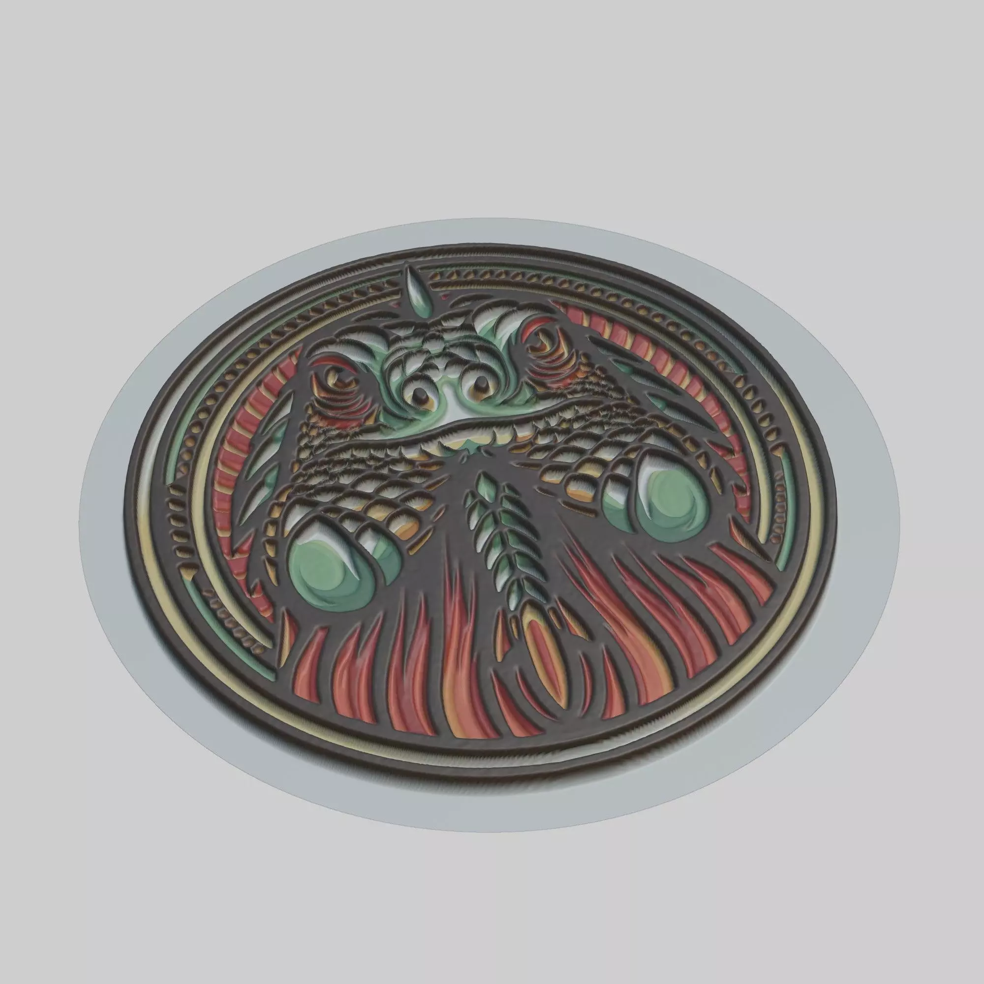 Iguana Animal 3D print model_0