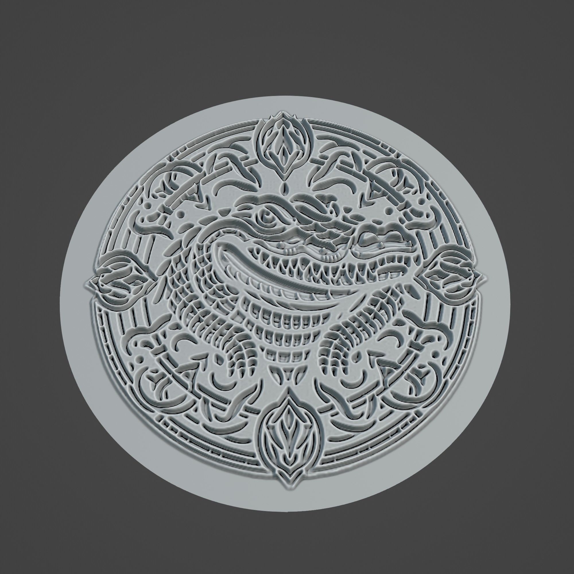 Crocodile Animal 3D print model_3