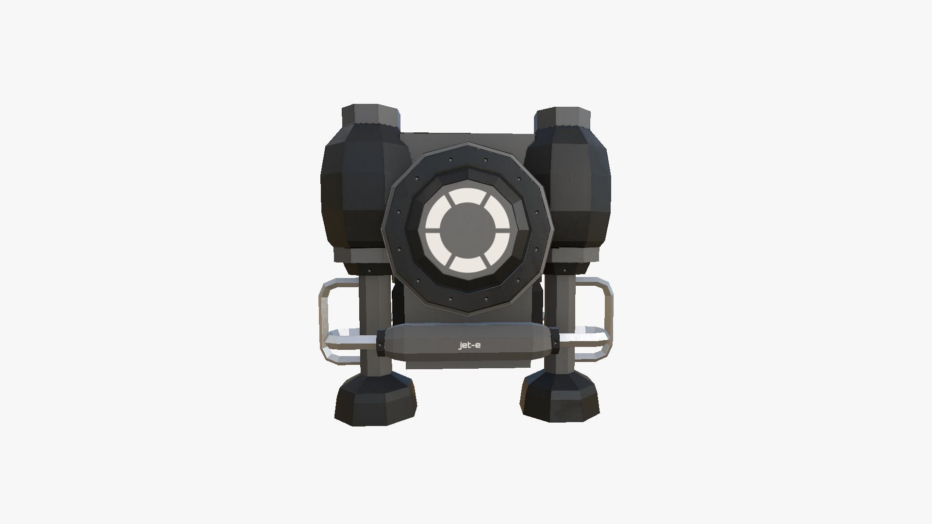 05 Jetpack Low Poly E Collection - SciFi Character Design _13