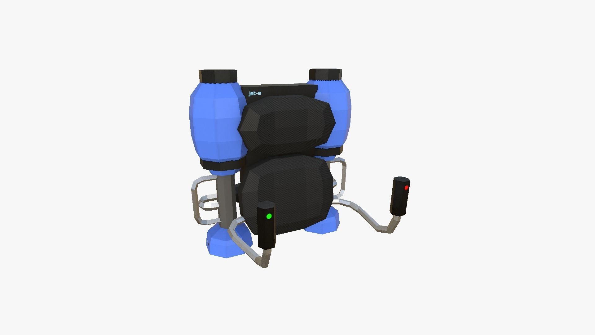 05 Jetpack Low Poly E Collection - SciFi Character Design _23