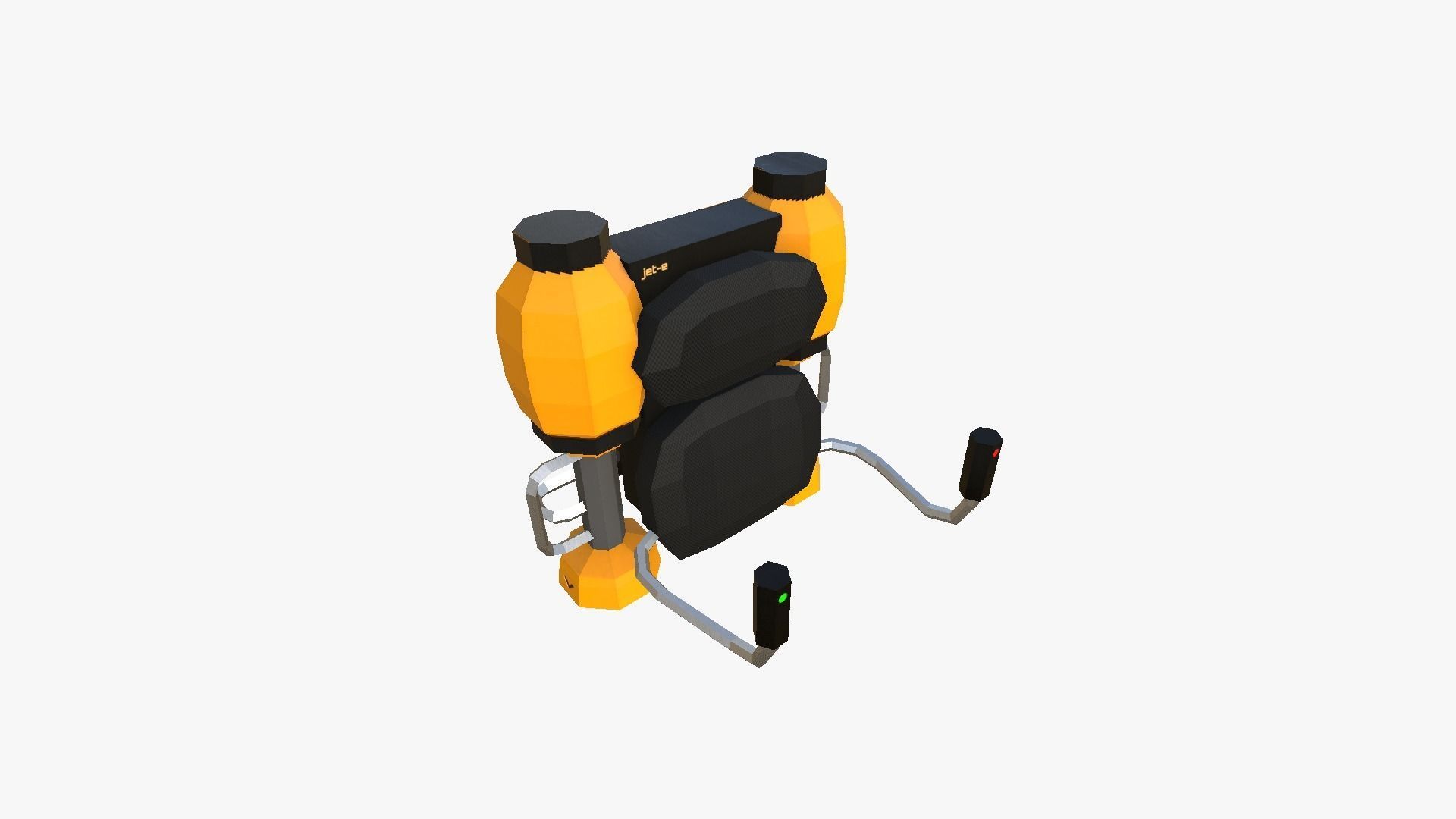 05 Jetpack Low Poly E Collection - SciFi Character Design _21