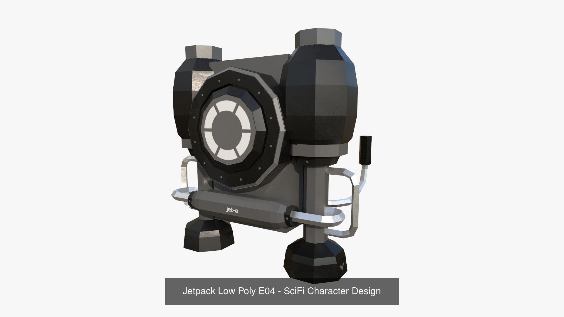 05 Jetpack Low Poly E Collection - SciFi Character Design _2