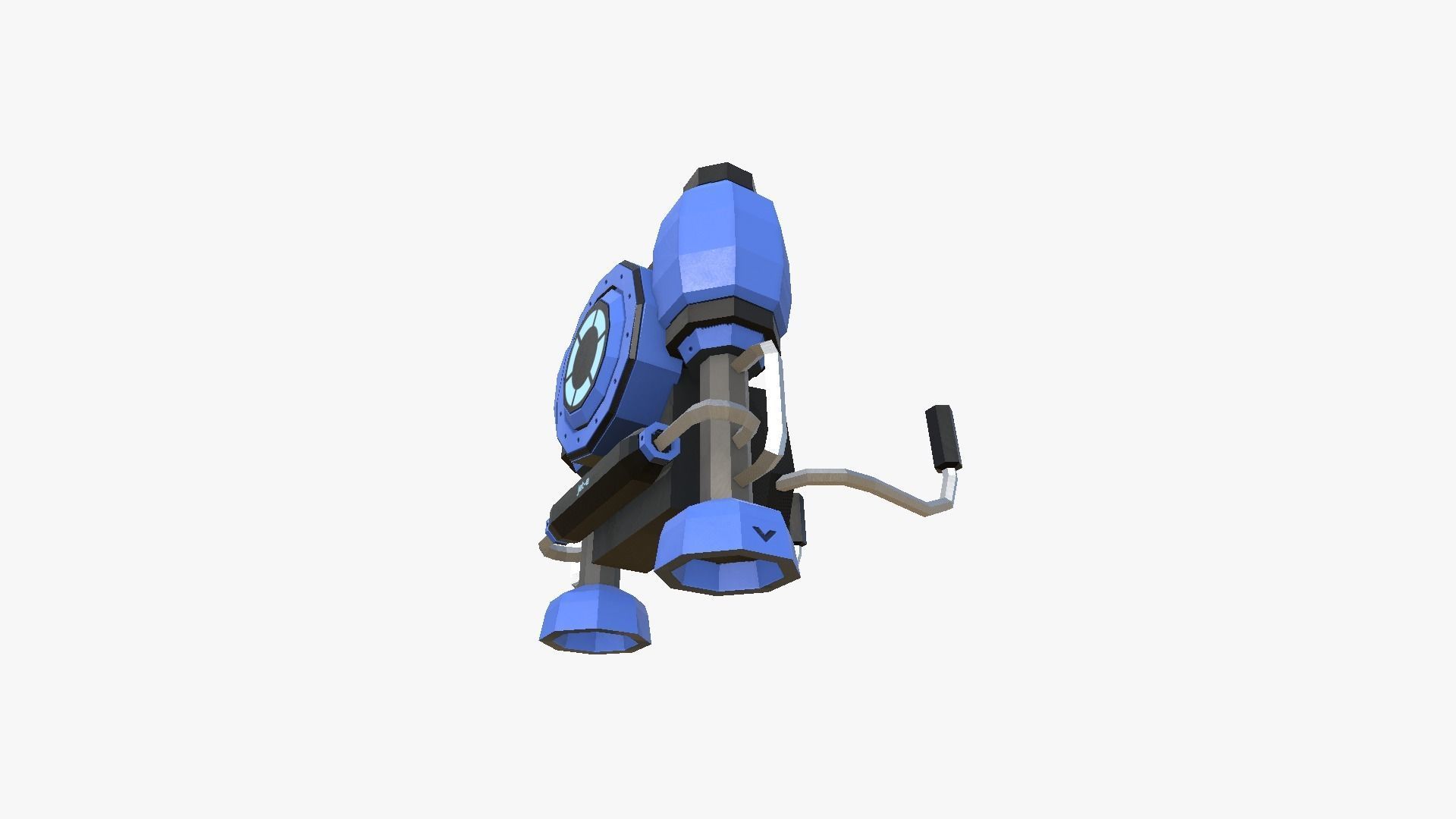 05 Jetpack Low Poly E Collection - SciFi Character Design _29