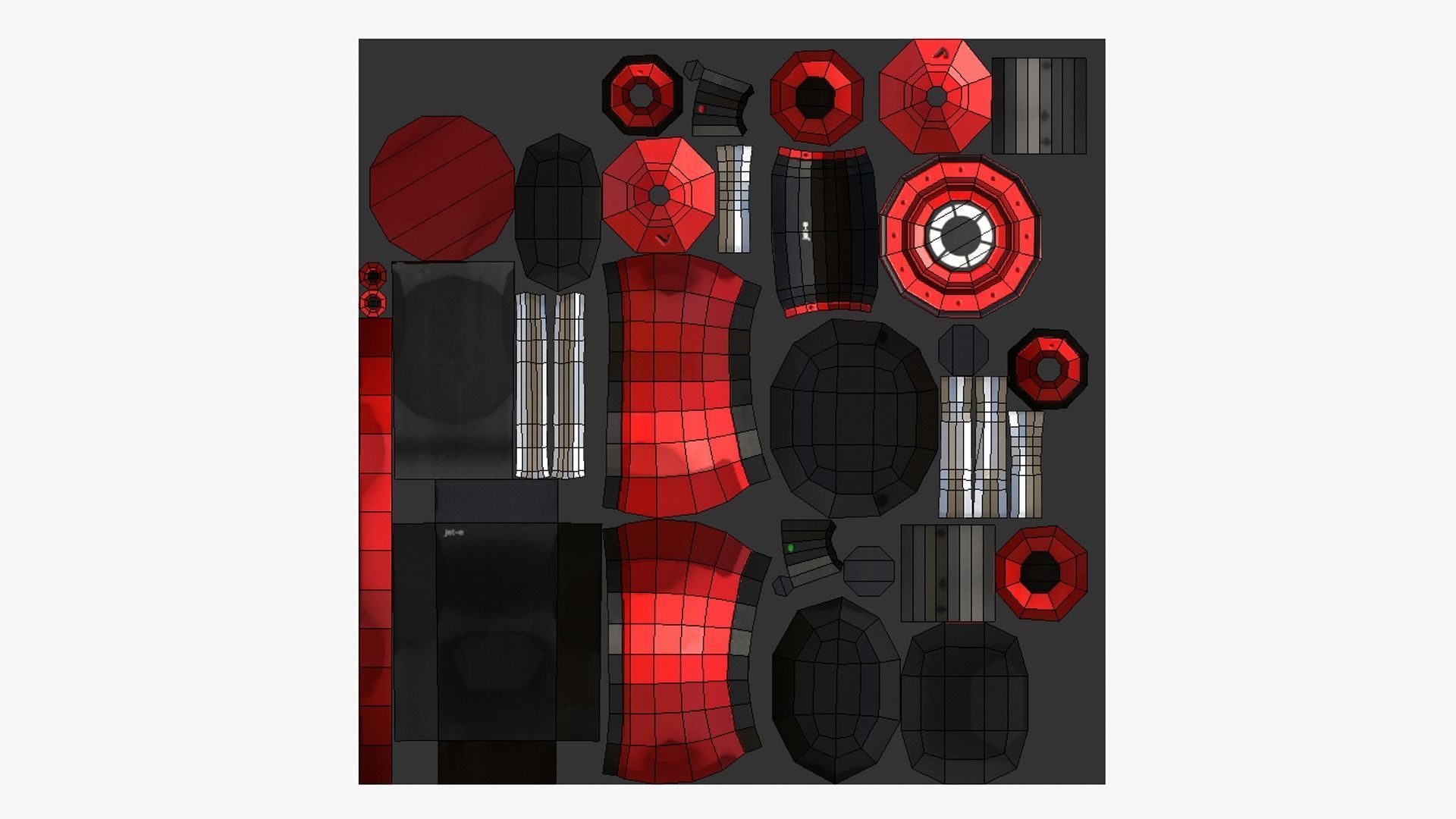 05 Jetpack Low Poly E Collection - SciFi Character Design _37