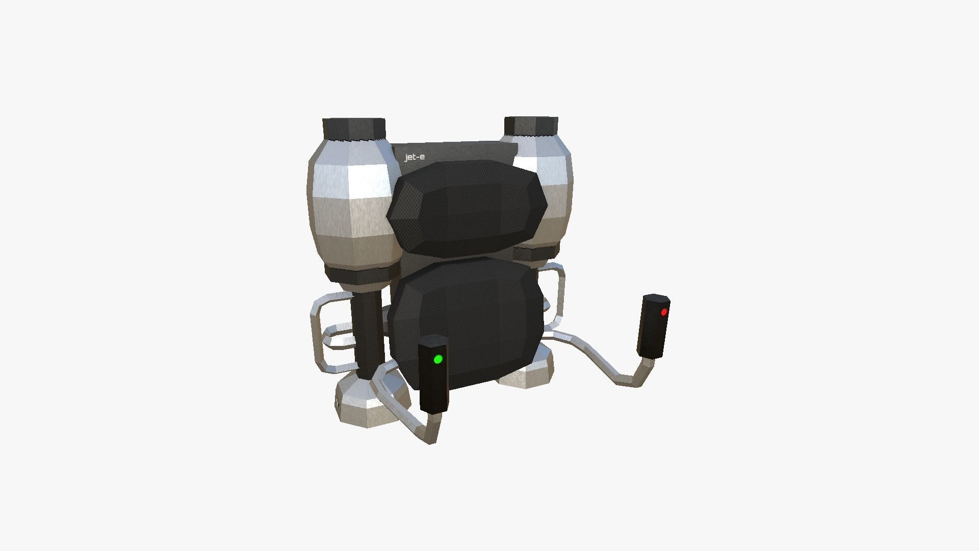 05 Jetpack Low Poly E Collection - SciFi Character Design _19