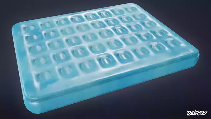 CAMPING - Air Mattress 01 - LOW POLY