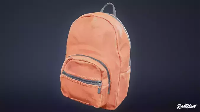 CAMPING - Book Bag 01 - LOW POLY