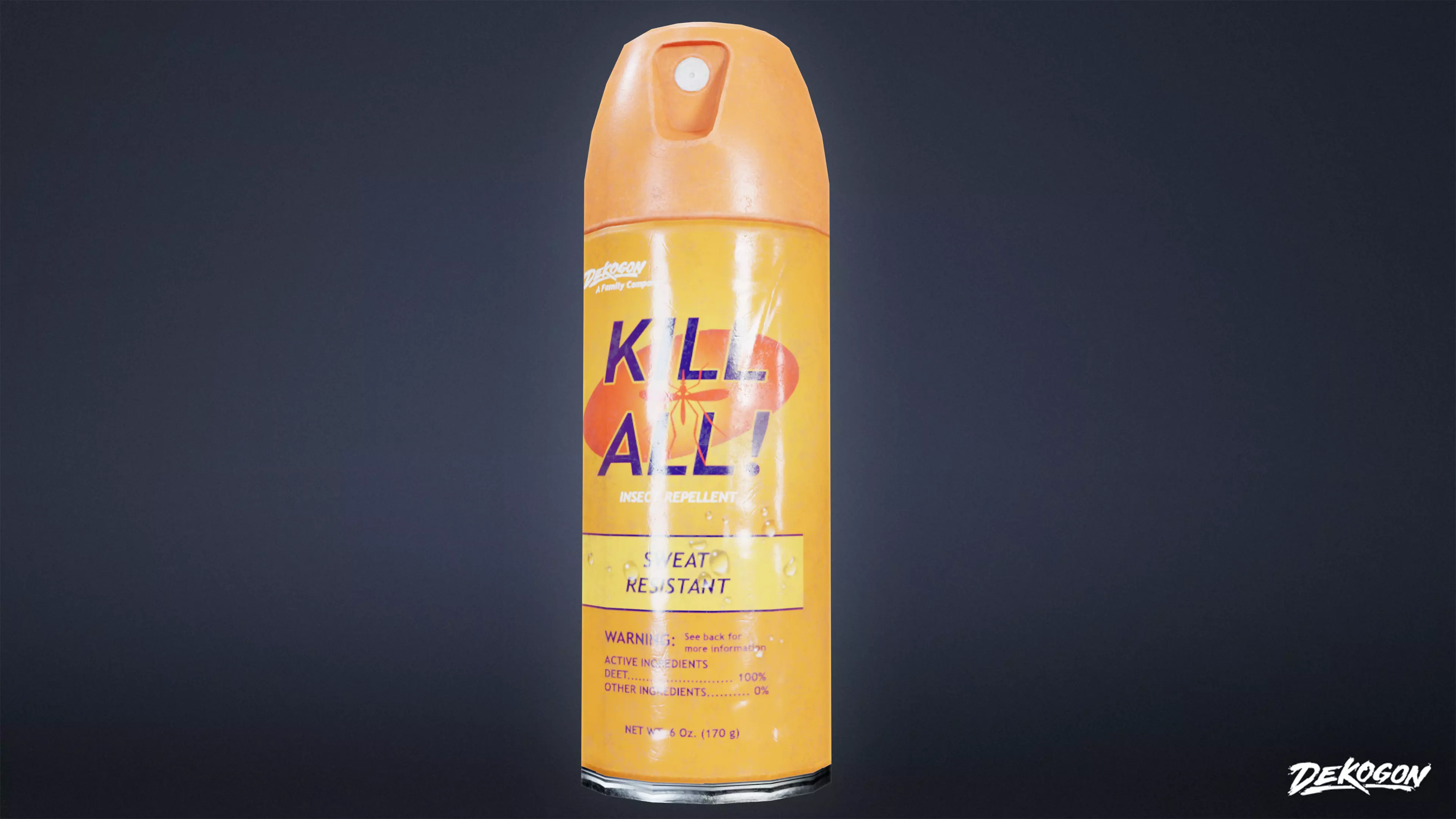 CAMPING - Bug Spray and Sunscreen 01 - LOW POLY Low-poly 3D model