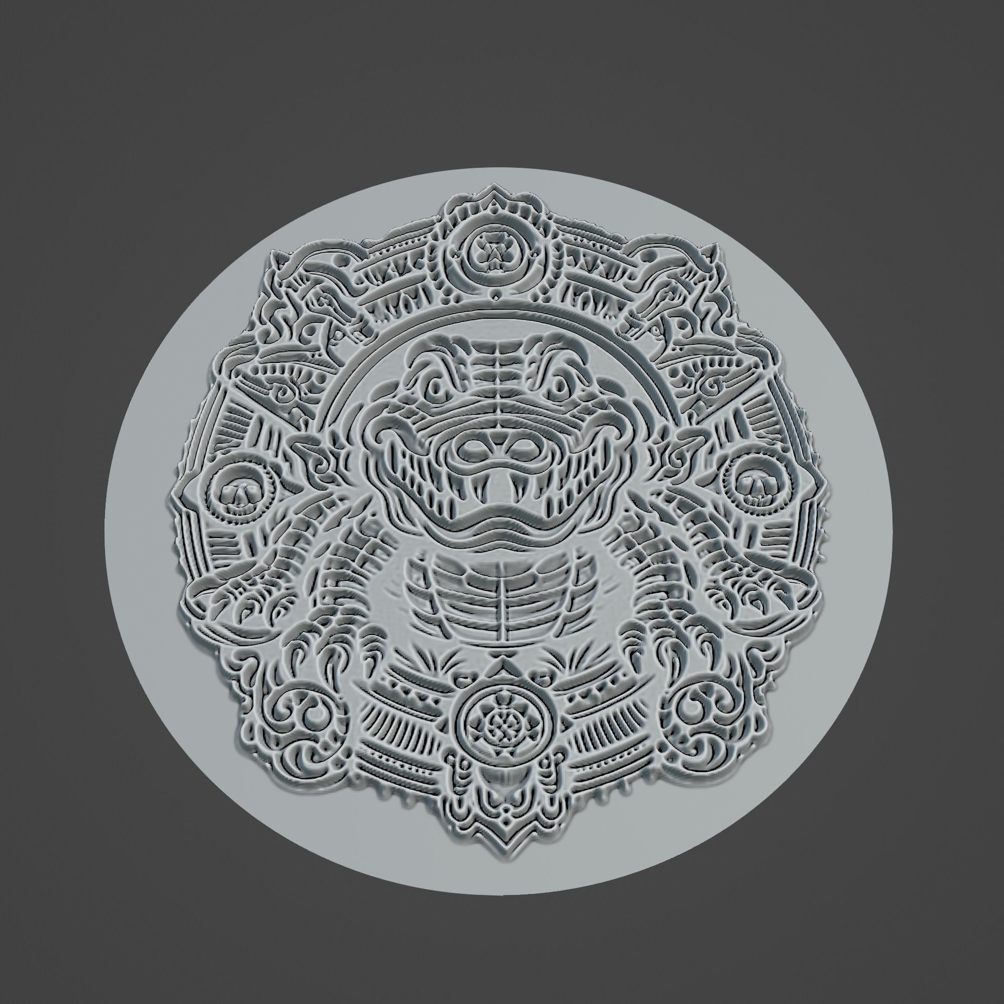 Alligator Animal 3D print model_3