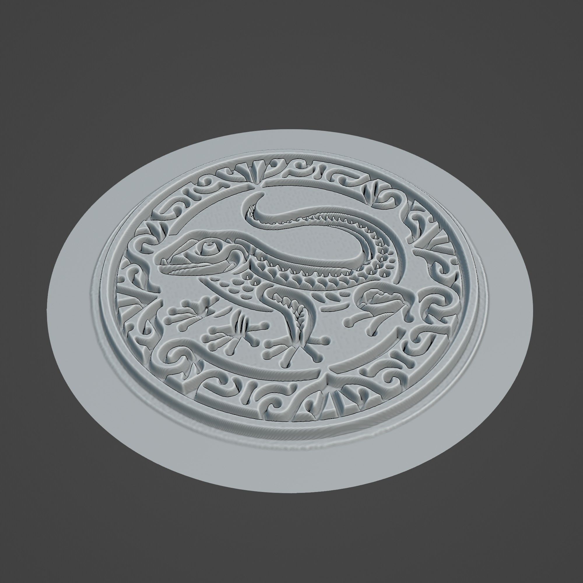 Lizard Animal 3D print model_3