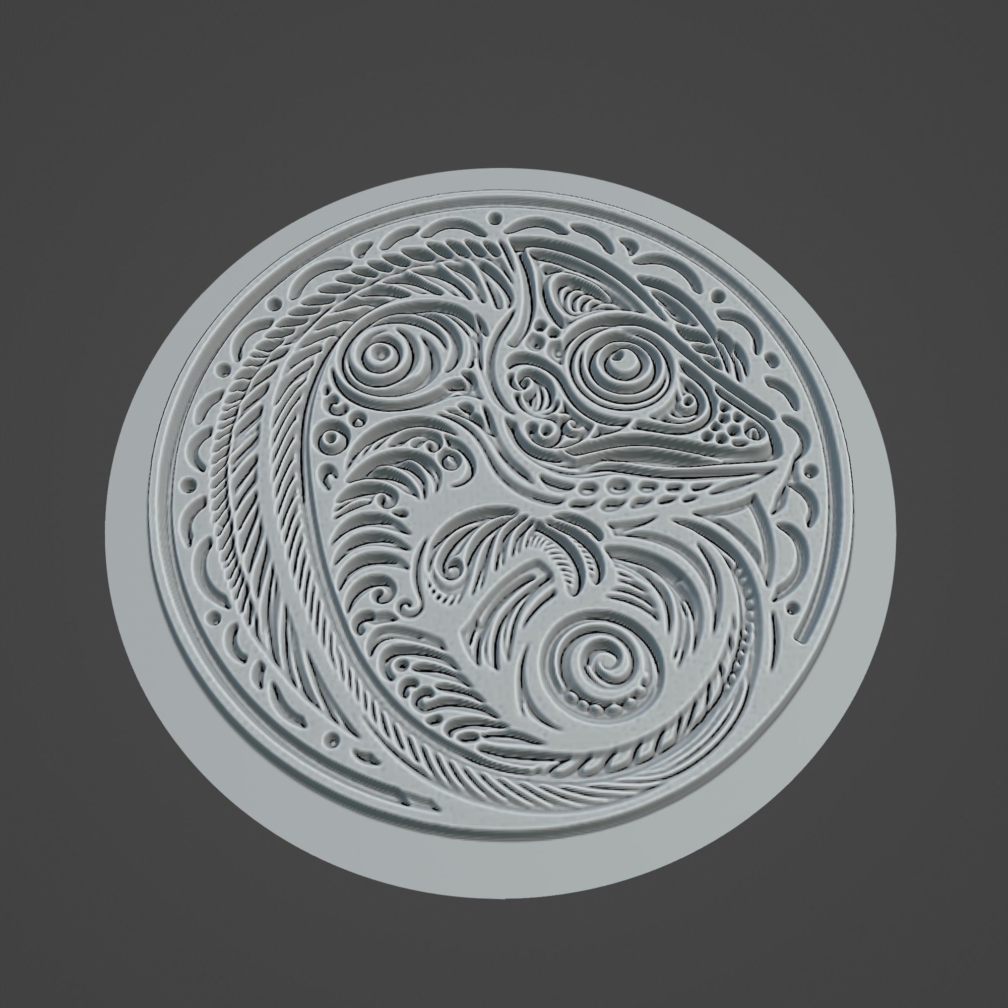 Chameleon Animal 3D print model_3