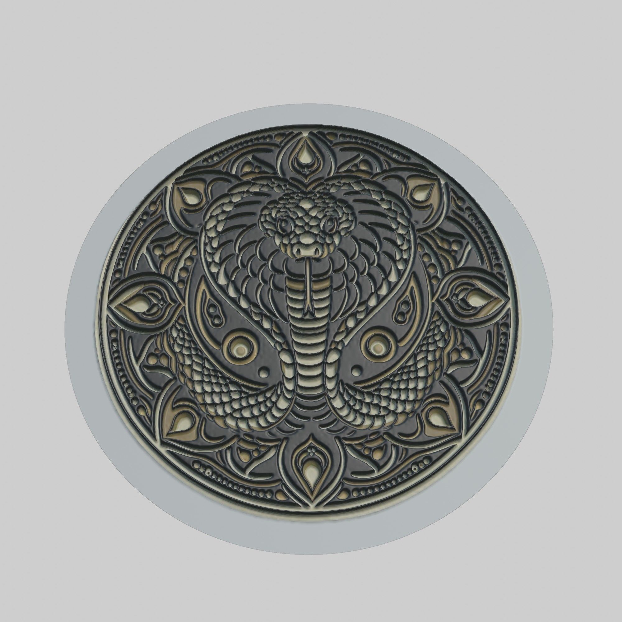 Snake Animal 3D print model_1