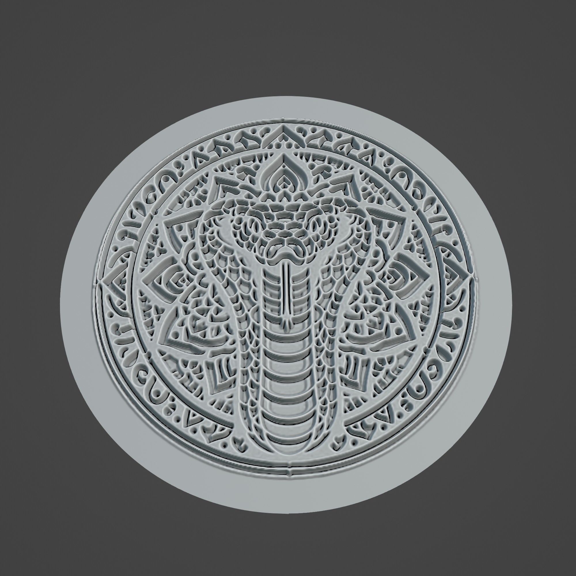 Python Animal 3D print model_3