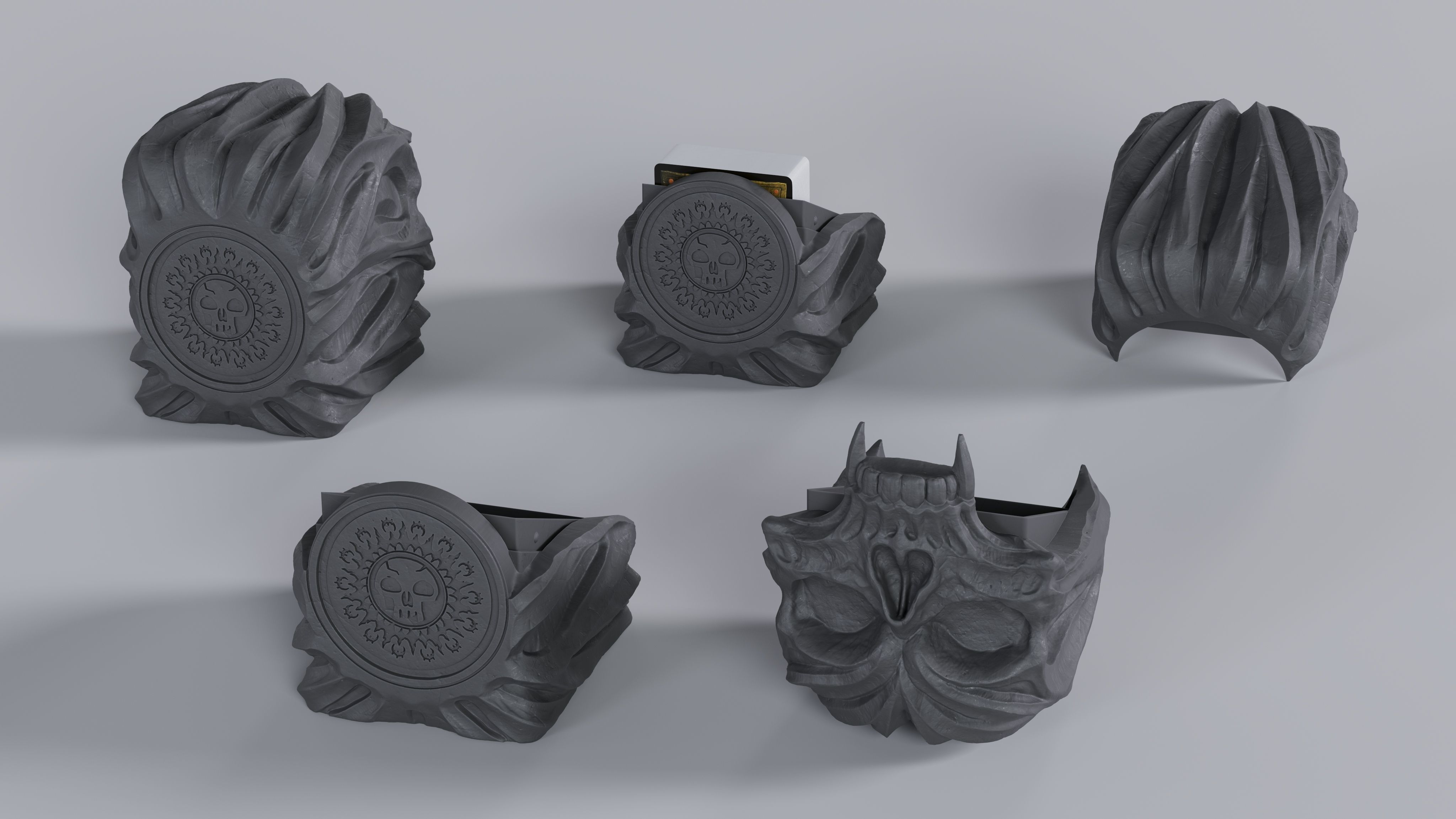 SWAMP - MTG - COMMANDER DECK BOX 100 CARDS 3D print model_1