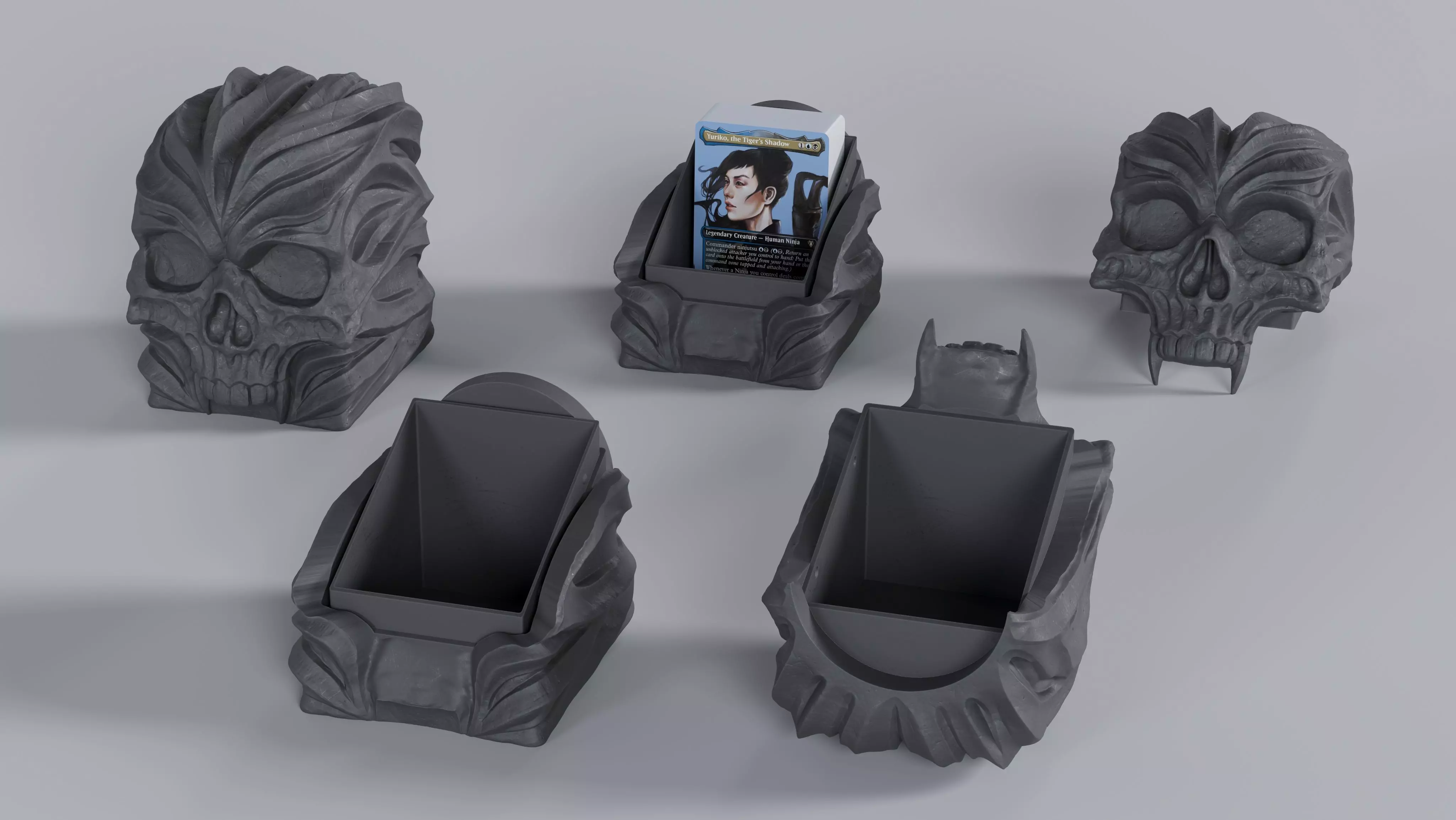 SWAMP - MTG - COMMANDER DECK BOX 100 CARDS 3D print model_0