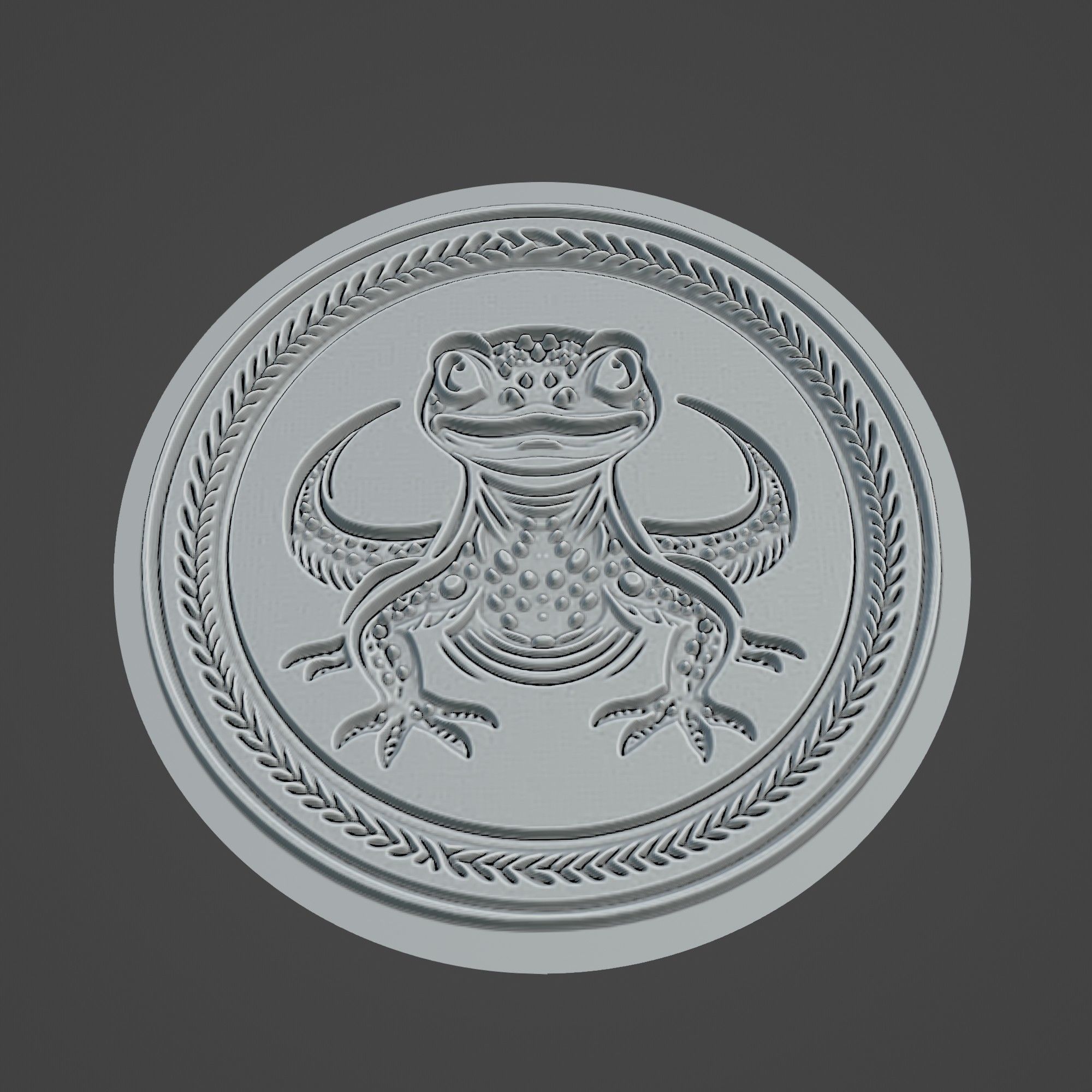 Salamander Animal 3D print model_3