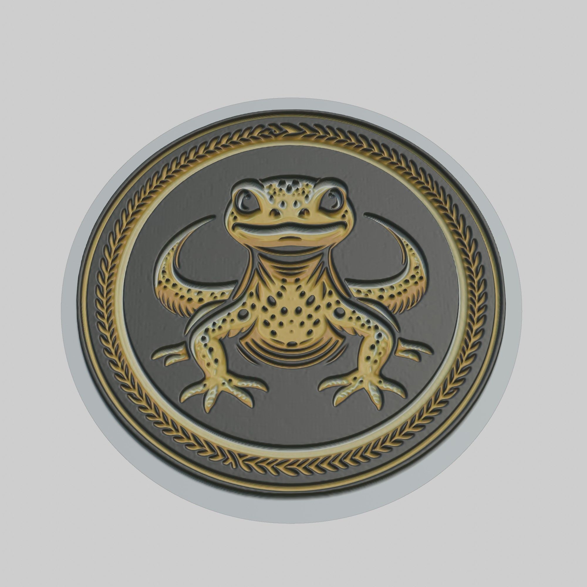 Salamander Animal 3D print model_1