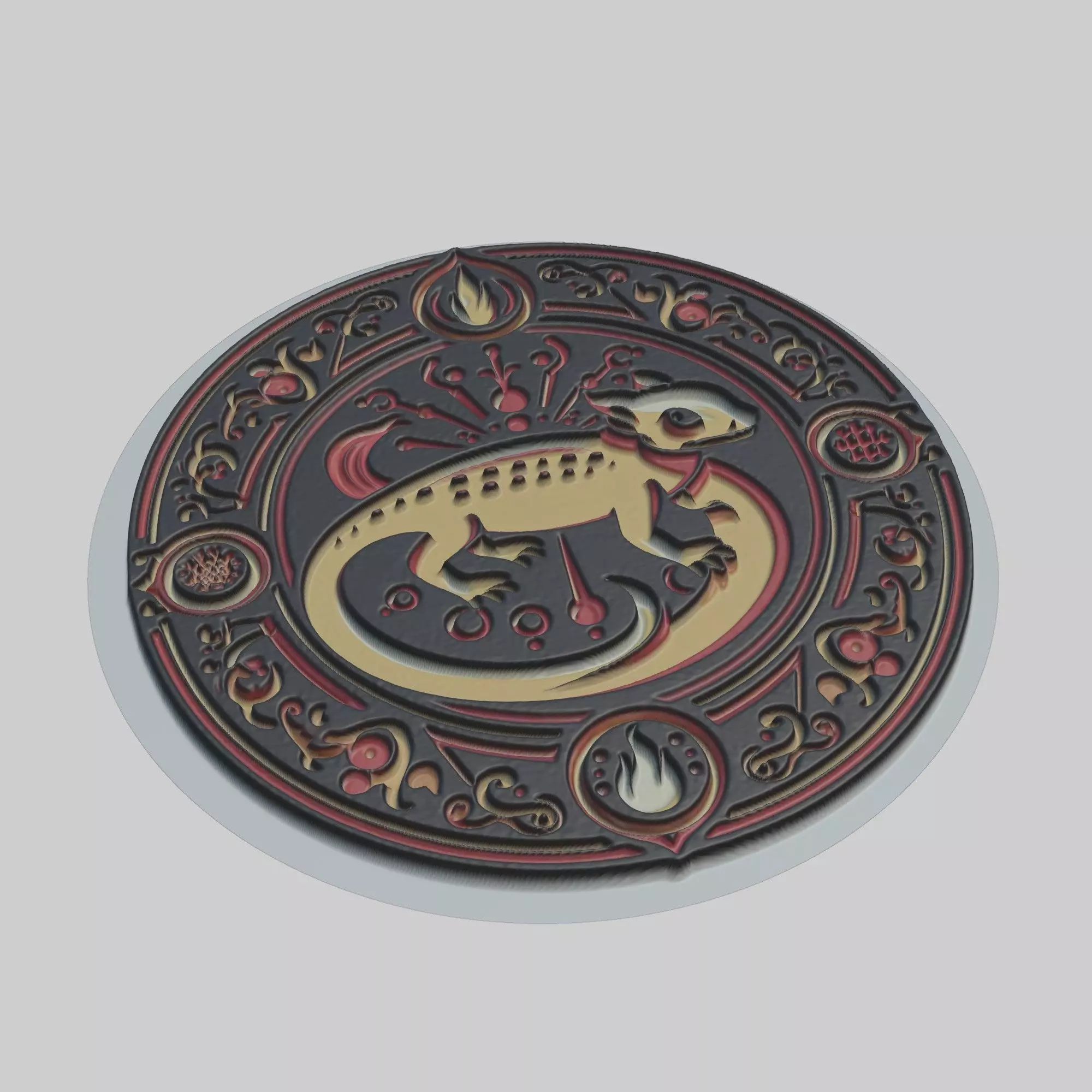 Salamander Animal 3D print model_0