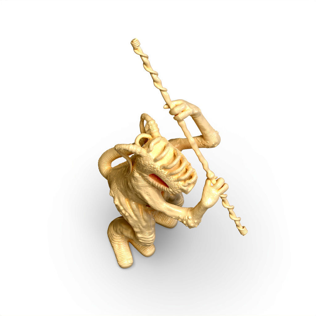 STL STAR WARS MONNOK DEJARIK CHARACTER 3D print model_6