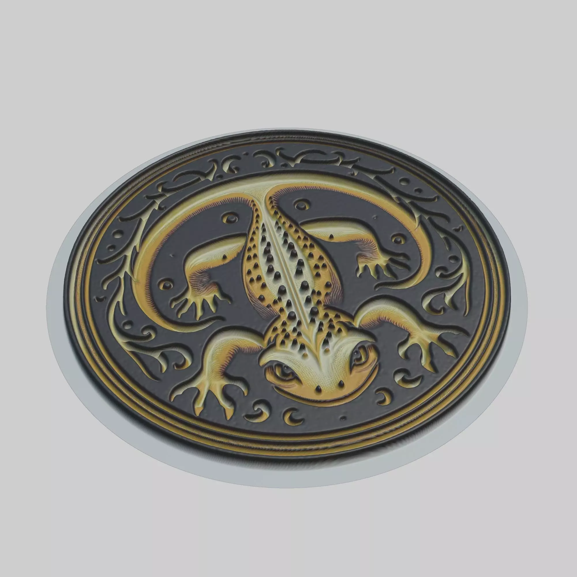 Salamander Animal 3D print model_0