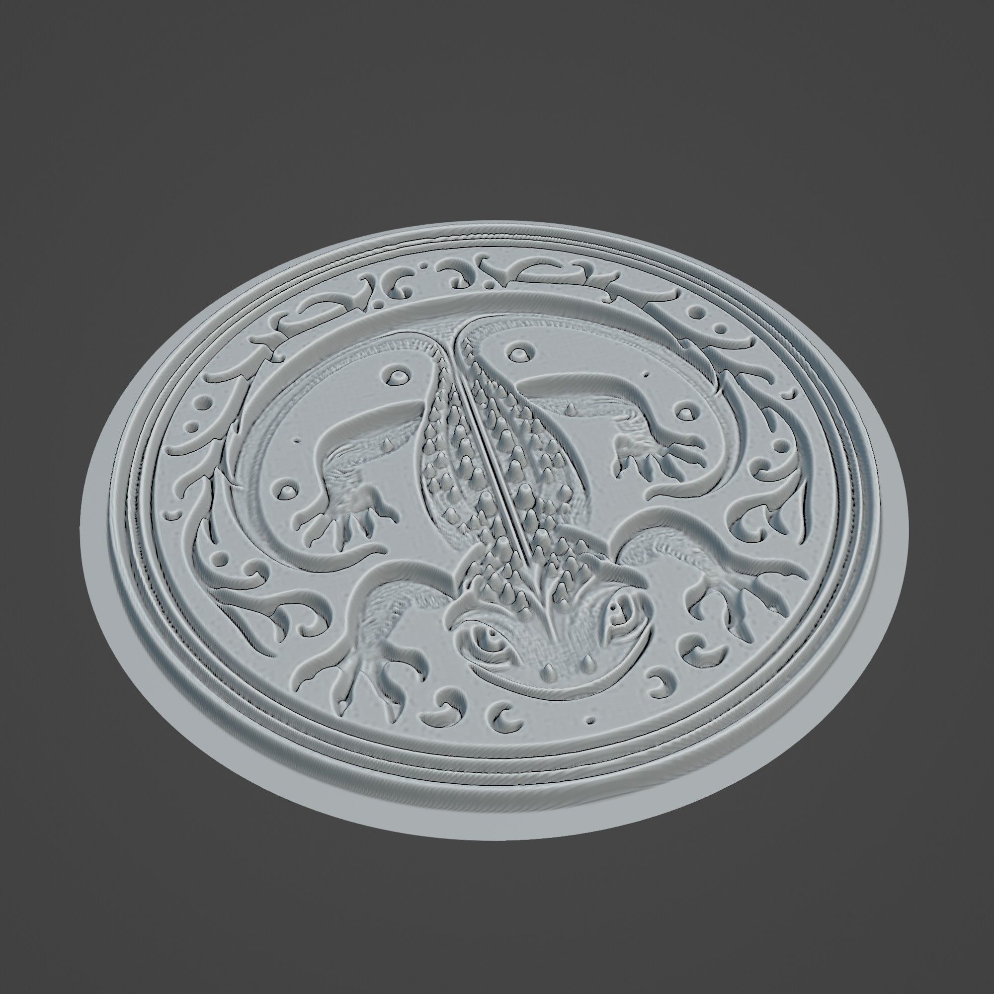 Salamander Animal 3D print model_2