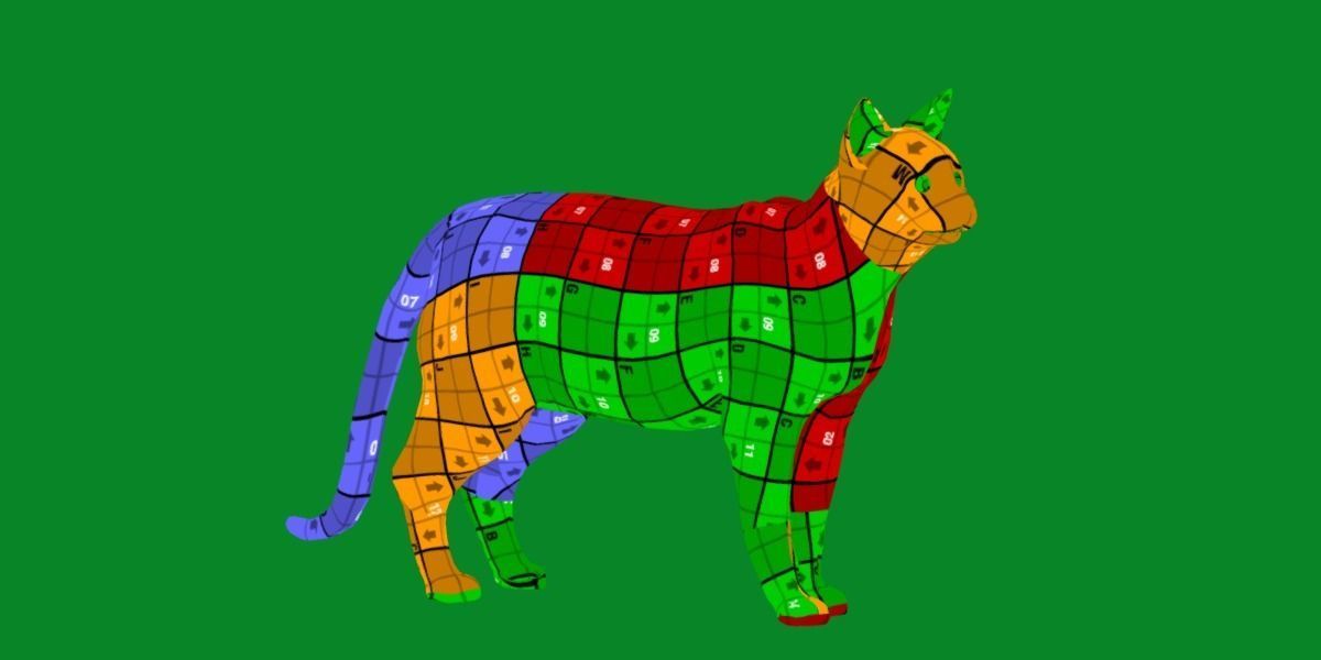 Egyptian Mau Cat Low-poly 3D model_16