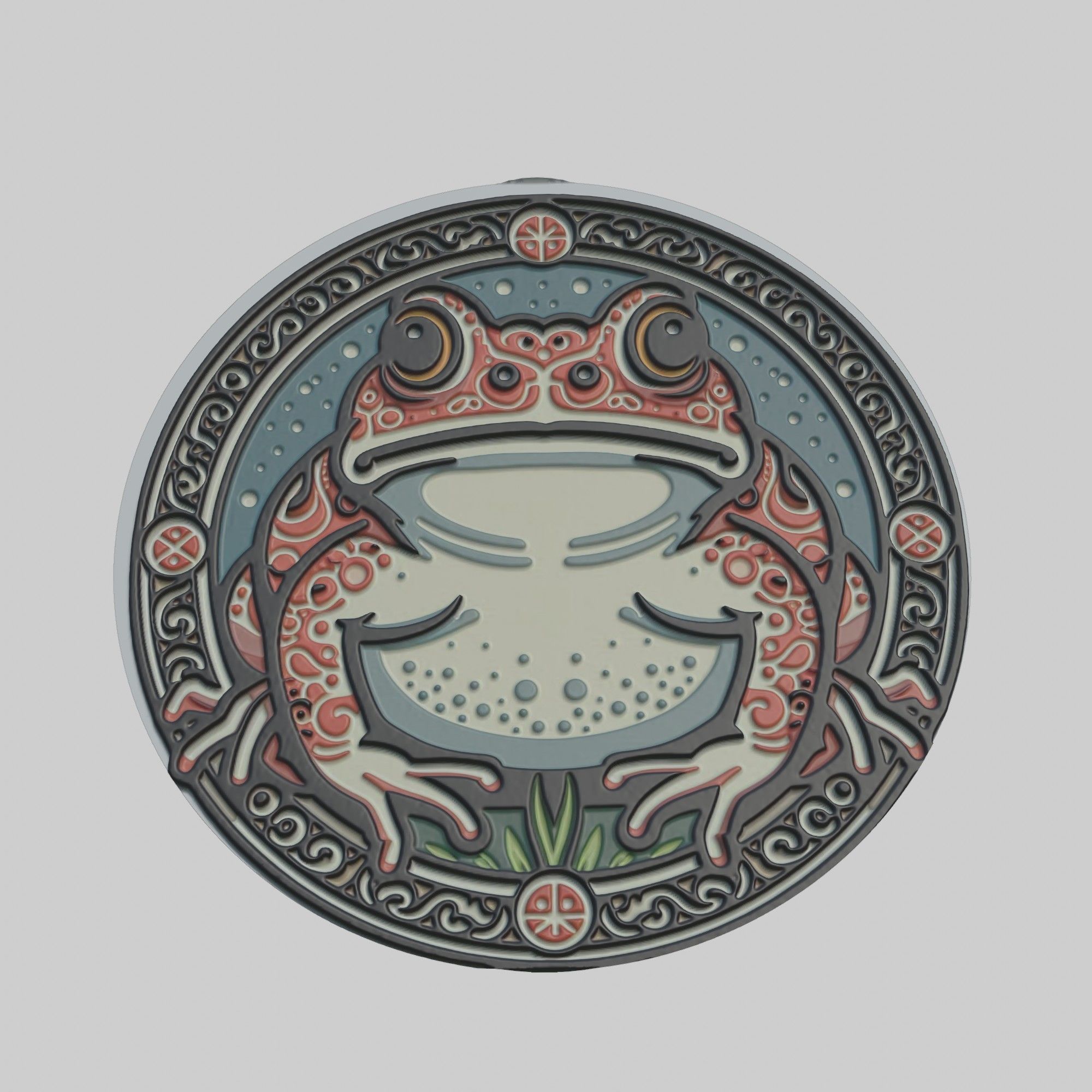 Toad Animal 3D print model_1