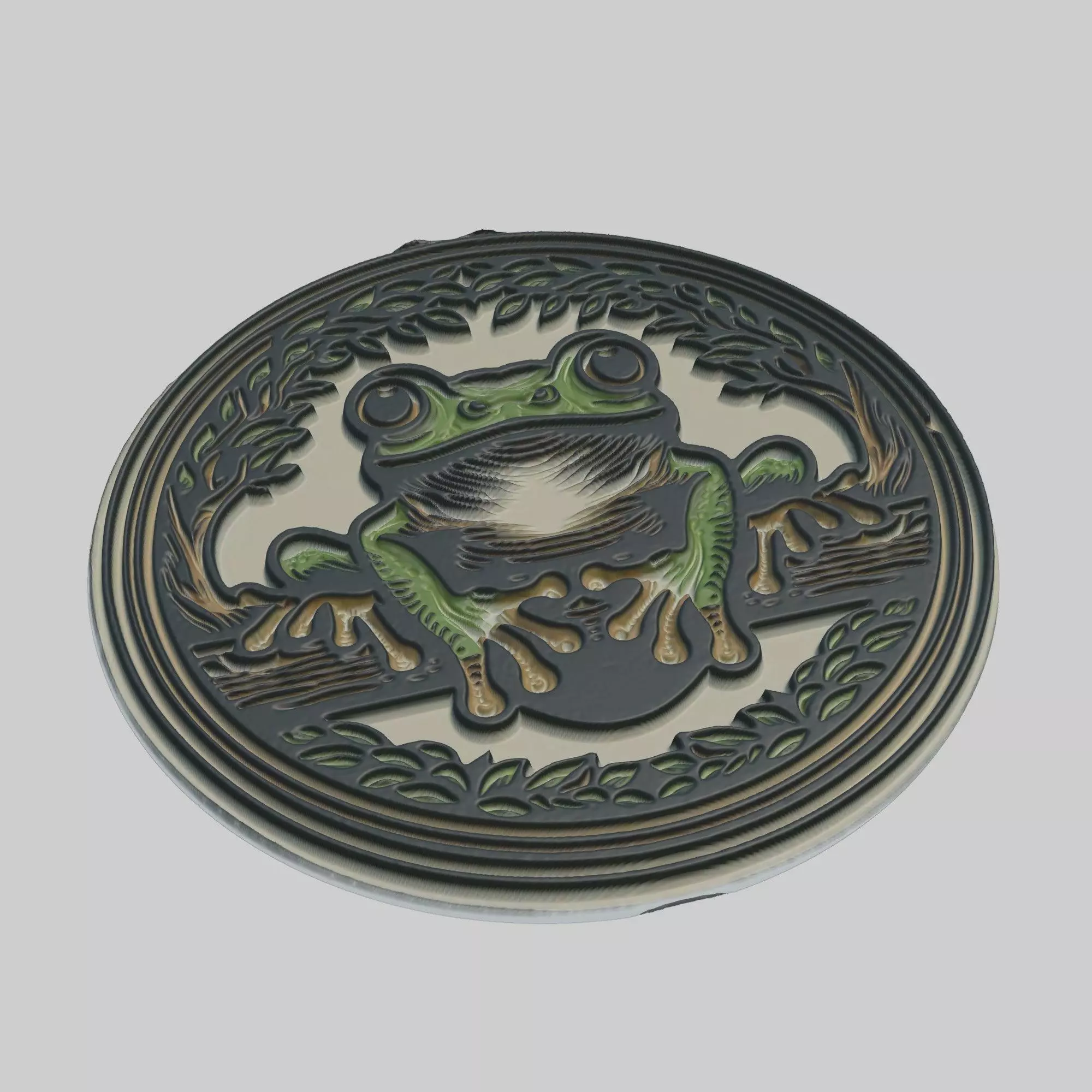 Tree Frog Animal 3D print model_0