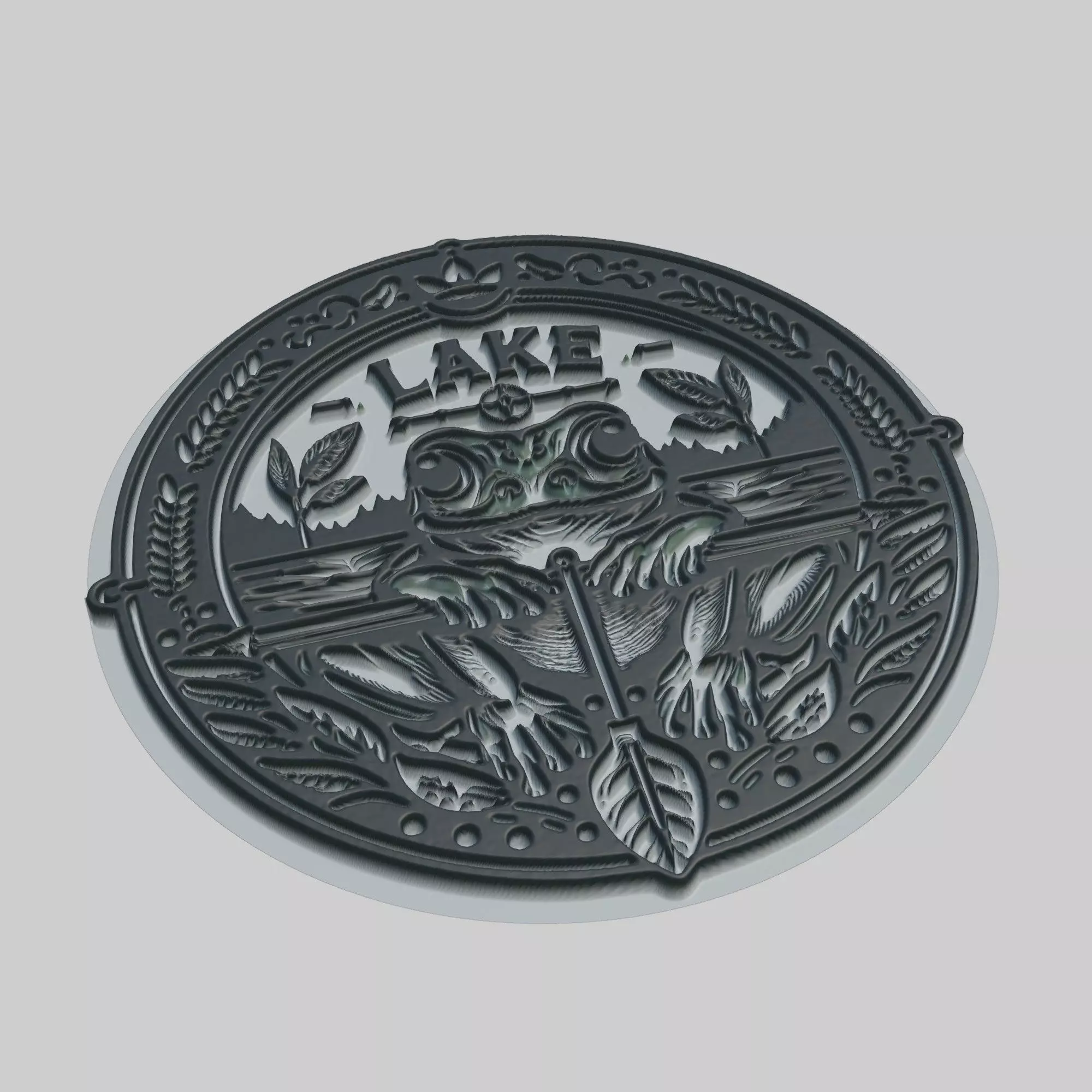 Pond Frog Animal 3D print model