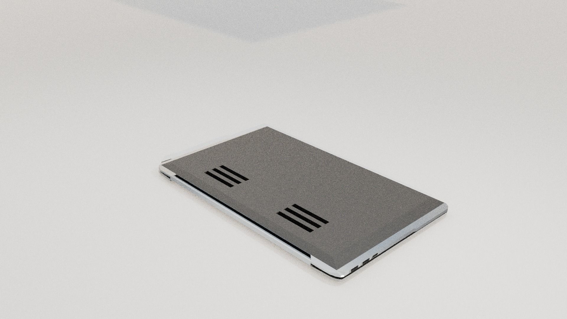 Laptop model Low-poly 3D model_5