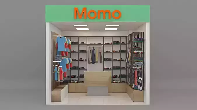 Premium Clothing Store Interior Design Apparel Boutique