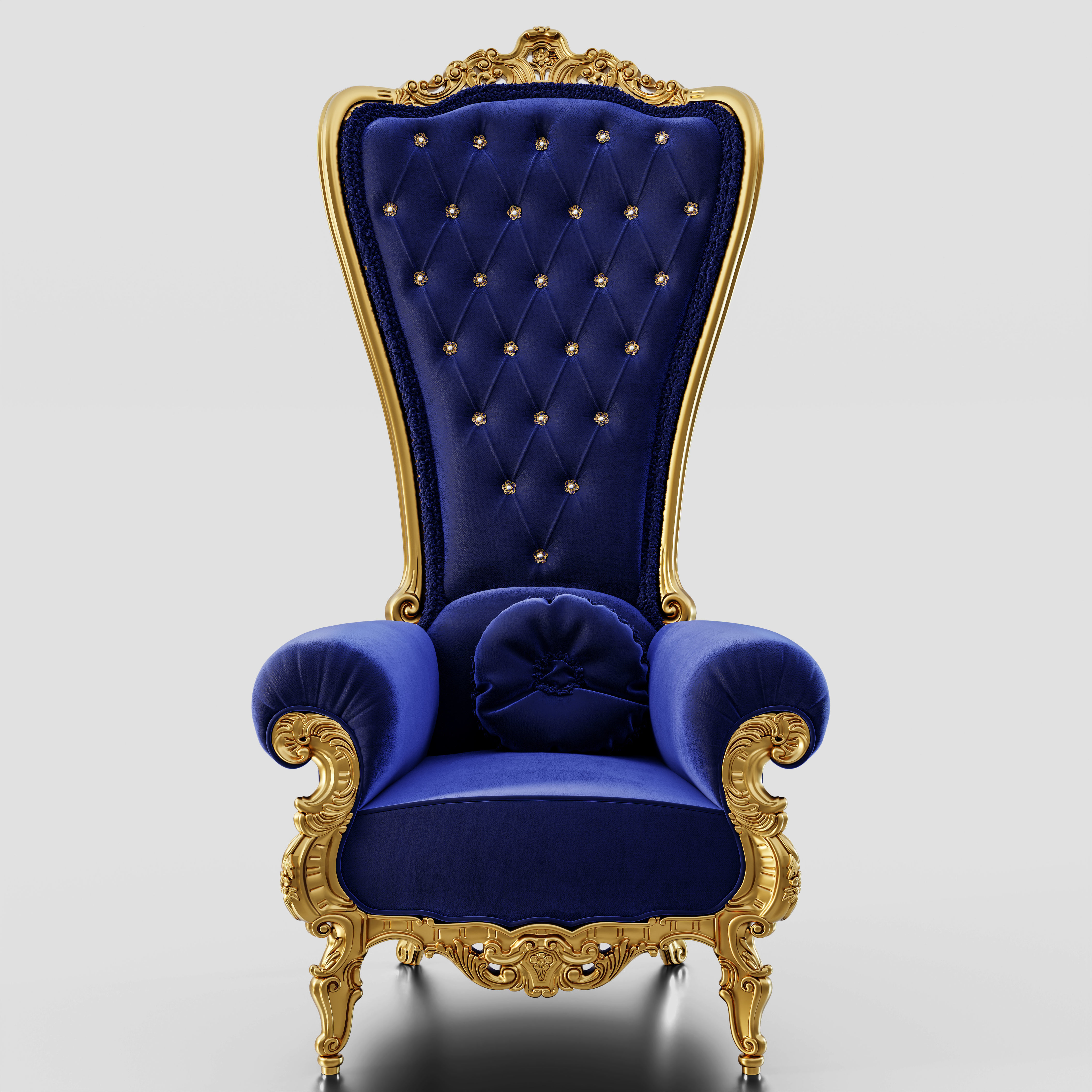Throne Chair 3D model_1