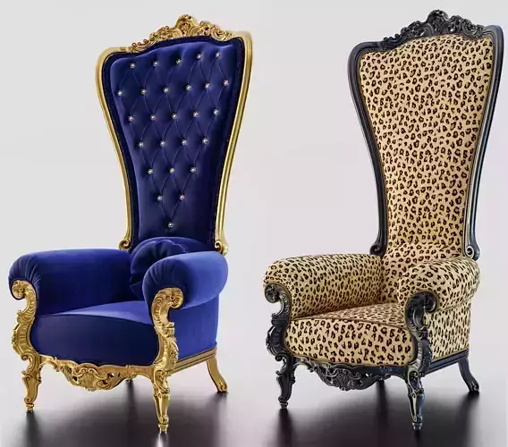 Throne Chair 3D model