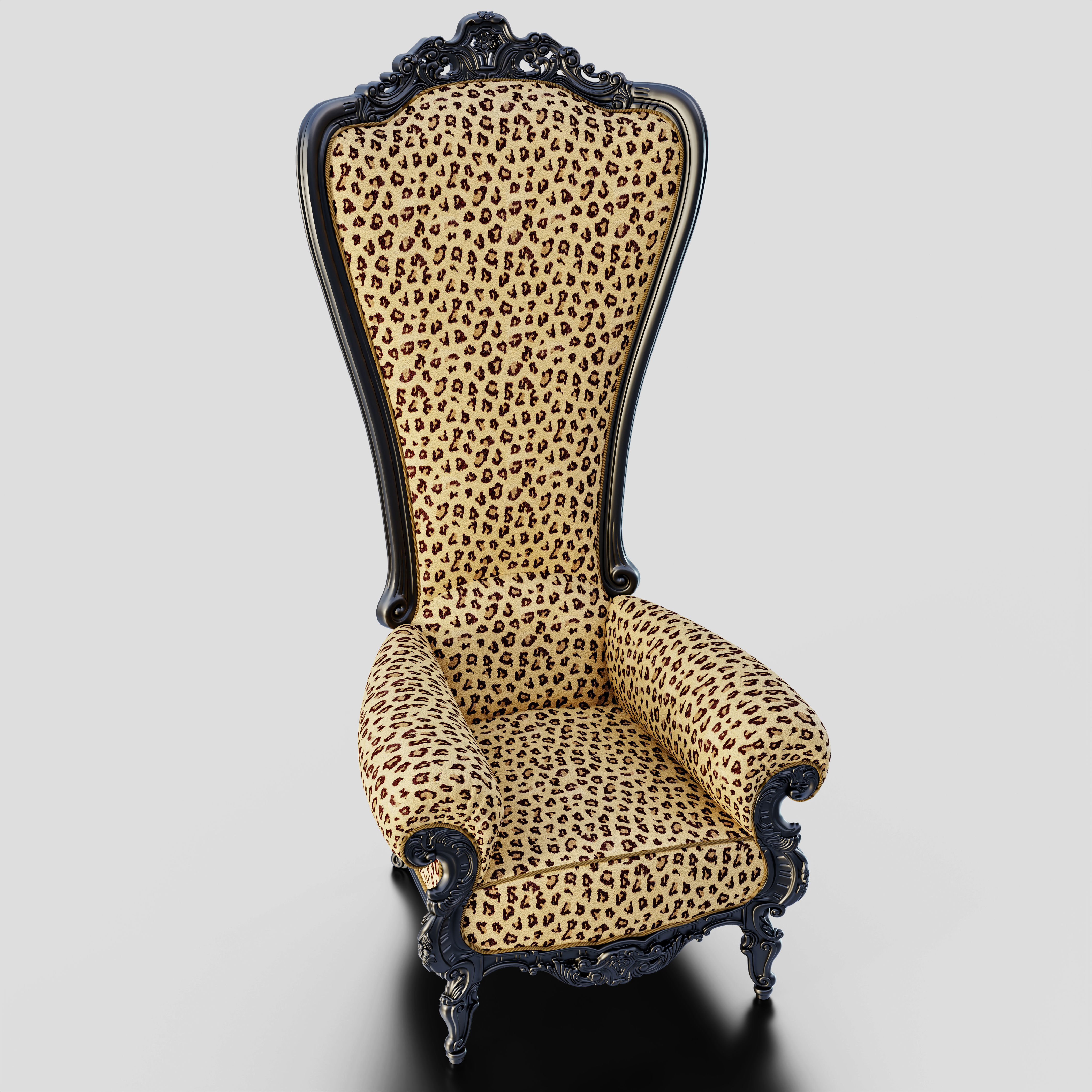 Throne Chair 3D model_10