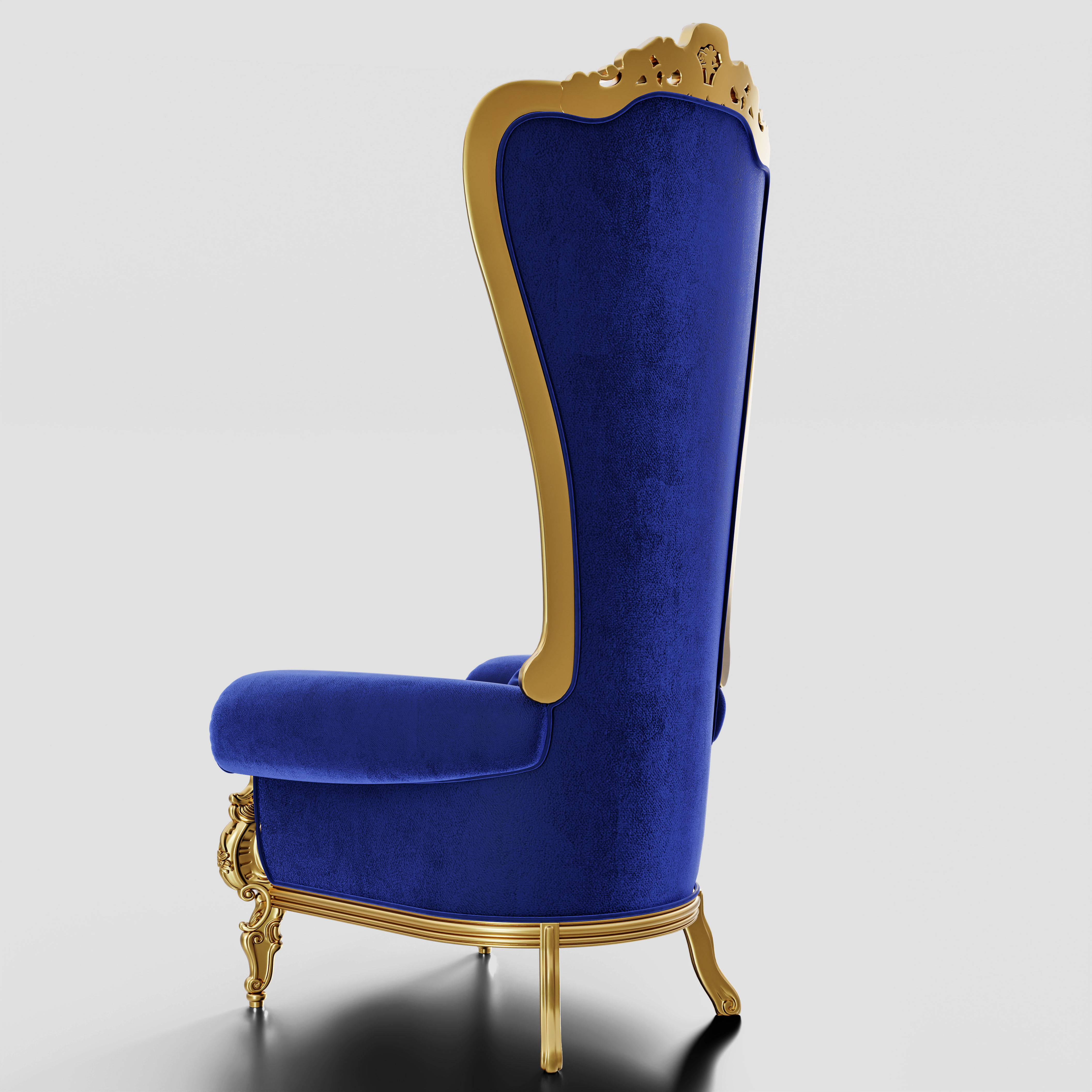 Throne Chair 3D model_4