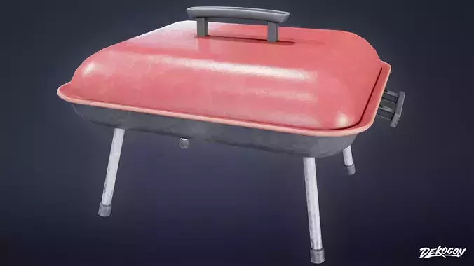 CAMPING - Cooking Stove 01 - LOW POLY