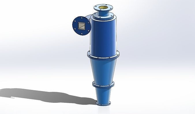 Cyclone Low-poly 3D model