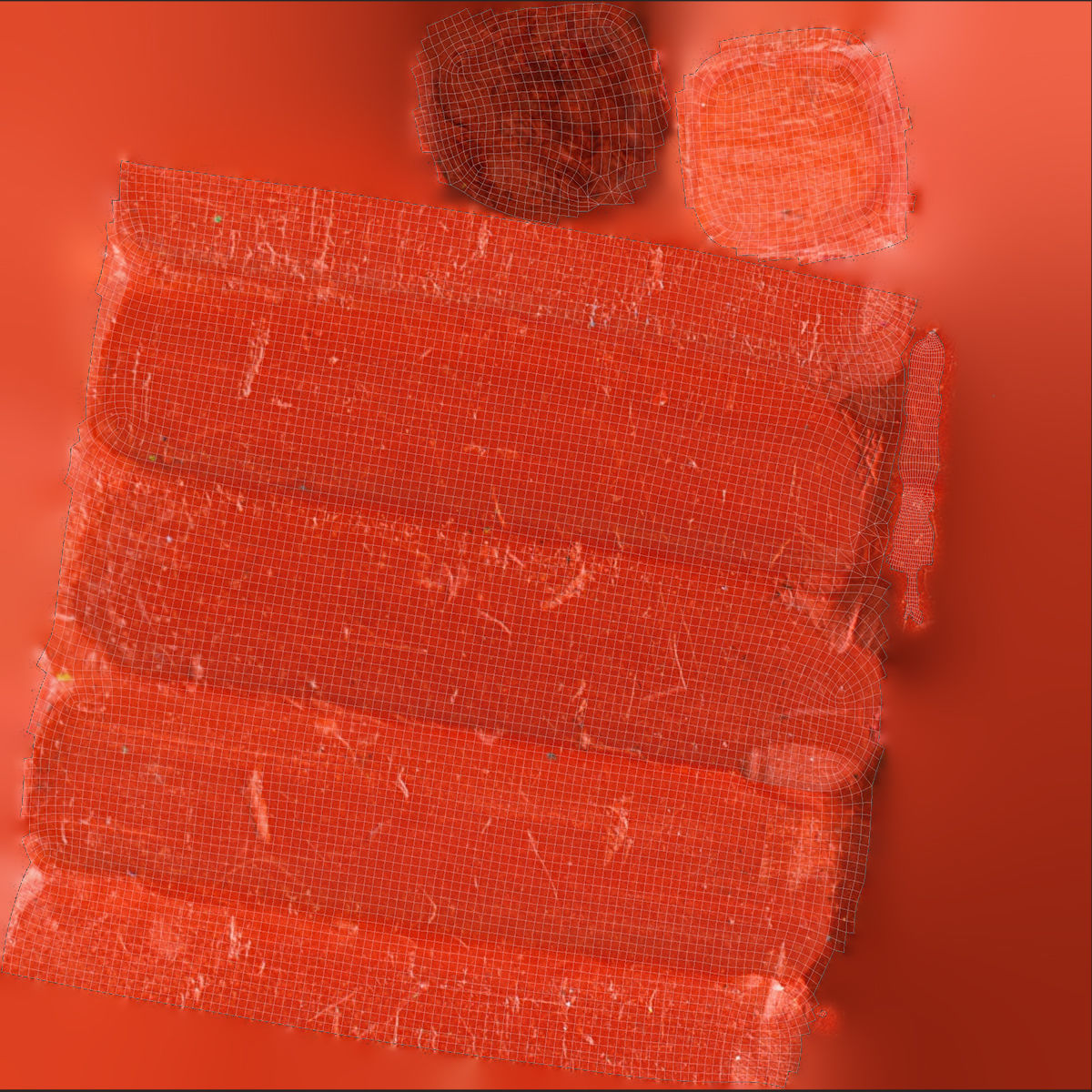 Colored Pensil Rodes Low-poly 3D model_10