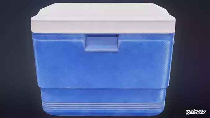CAMPING - Cooler 02 - LOW POLY