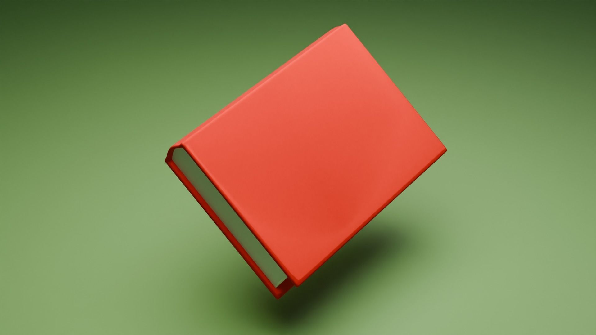 3D Book Model Free low-poly 3D model_1