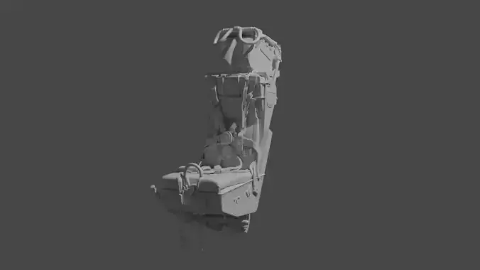Martin Baker Mk3h Ejection Seat 3D print model
